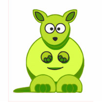 Kiwi Kangaroo Photo Cut Out