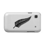 Kiwi New Zealand B&W Fern Design Patriotic Art Samsung Galaxy S Covers