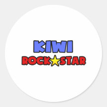 Kiwi Rock Star Sticker