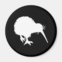 Kiwi Silhouette Fridge Magnet