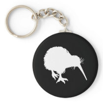 Kiwi Silhouette Keychain