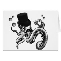 Kiwi the Fancy Octopus Cards