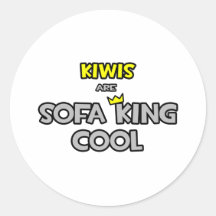 Kiwis Are Sofa King Cool Stickers