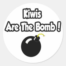 Kiwis Are The Bomb! Sticker