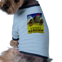 Klausen Race ~ Vintage Automobile Ad Doggie T Shirt
