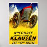 Klausen Race ~ Vintage Automobile Ad Posters