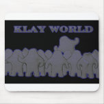 Klay World Black Glow MousPad mousepads