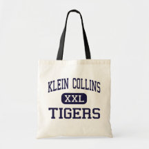 Klein Collins - Tigers - High - Houston Texas Tote Bags