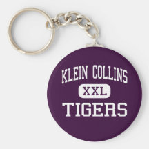 Klein Collins - Tigers - High - Houston Texas Keychains