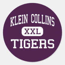 Klein Collins - Tigers - High - Houston Texas Sticker