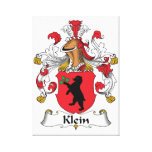 Klein Family Crest Canvas Print
