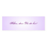 Kleine Tischkarten für die Hochzeitstafel business cards