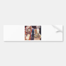 Klimt  Adorn the bride with veil and wreath Bumper Sticker