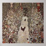 Klimt, Gustav Garden with Roosters Poster posters