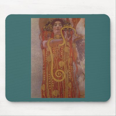 Klimt - Hygeia Mouse Mats by MyOtherPlanet