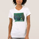 Klimt painting tree lined avenue landscape art t shirts