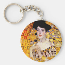 Klimt Portrait of Adele Bloch-Bauer I  Key Chain