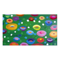 Klimt  spots business card template