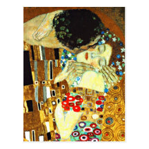 Klimt - The Kiss Postcard