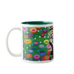 Klimt tribute tree of life mug
