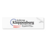 Kloppenburg for Wisconsin Supreme Court bumper stickers