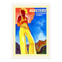 Klosters ~ Vintage Swiss Travel posters