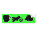 KLR dualsport bumpersticker