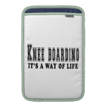 Knee Boarding It's way of life MacBook Sleeve
