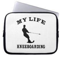 Kneeboarding My Life Laptop Sleeve