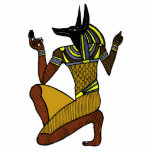 Kneeling Anubis Photo Sculpture