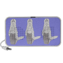 Kneeling Mermaid Mp3 Speakers