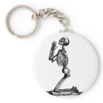 Kneeling Skeleton Key Chain