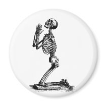 Kneeling Skeleton Magnets