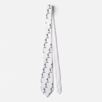 Kneeling Skeleton Custom Tie