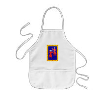 Knife Fight between Men Apron