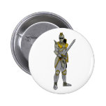 Knight in Armour Pinback Button