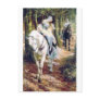 Knight lady white horse mediaeval romantic