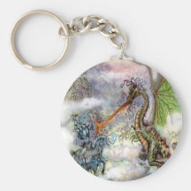 Knight n Dragon Key Chain