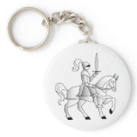 Knight On Horseback keychains