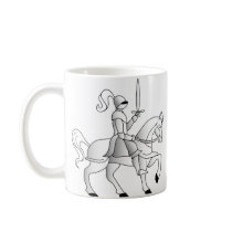 Knight On Horseback Mugs