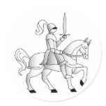Knight On Horseback stickers