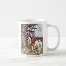 Knight on White Horse Mugs