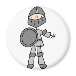 Knight Stick Figure Magnet