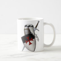 Knights Templar shield Coffee Mugs