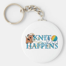 Knit Happens Key Chain