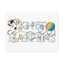 Knit Happens Post Cards