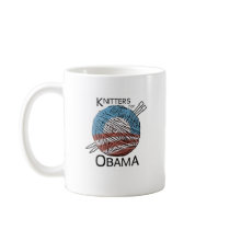 Knitters for Obama Mug #1
