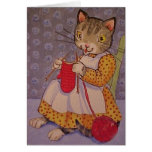 Knittin' Kitten cards