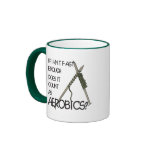 Knitting Aerobics mugs