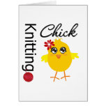 Knitting Chick 2 Card